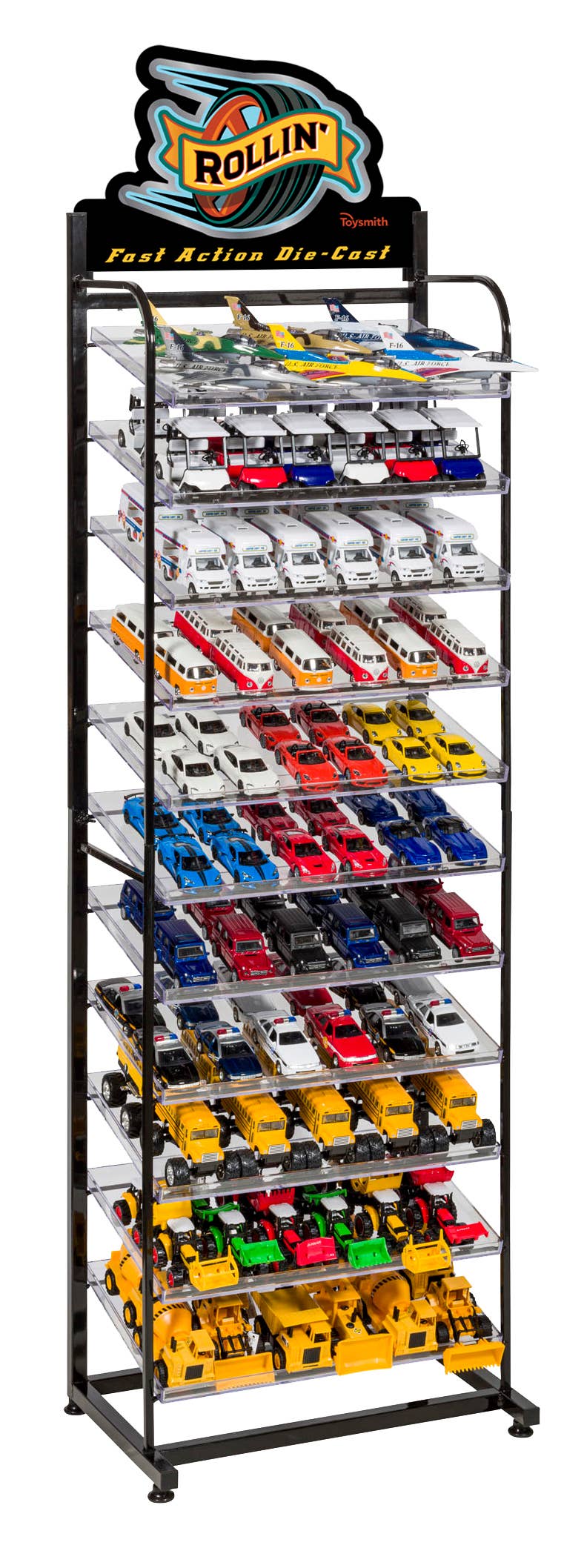 Toysmith - Wholesale Retailer Display - Kids & Baby - Toysmith Rollin' Die-Cast Display Kit0