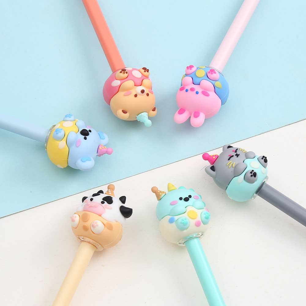 BCmini - Wholesale Pen - 22668 Birthday Animals Gel Pen-367