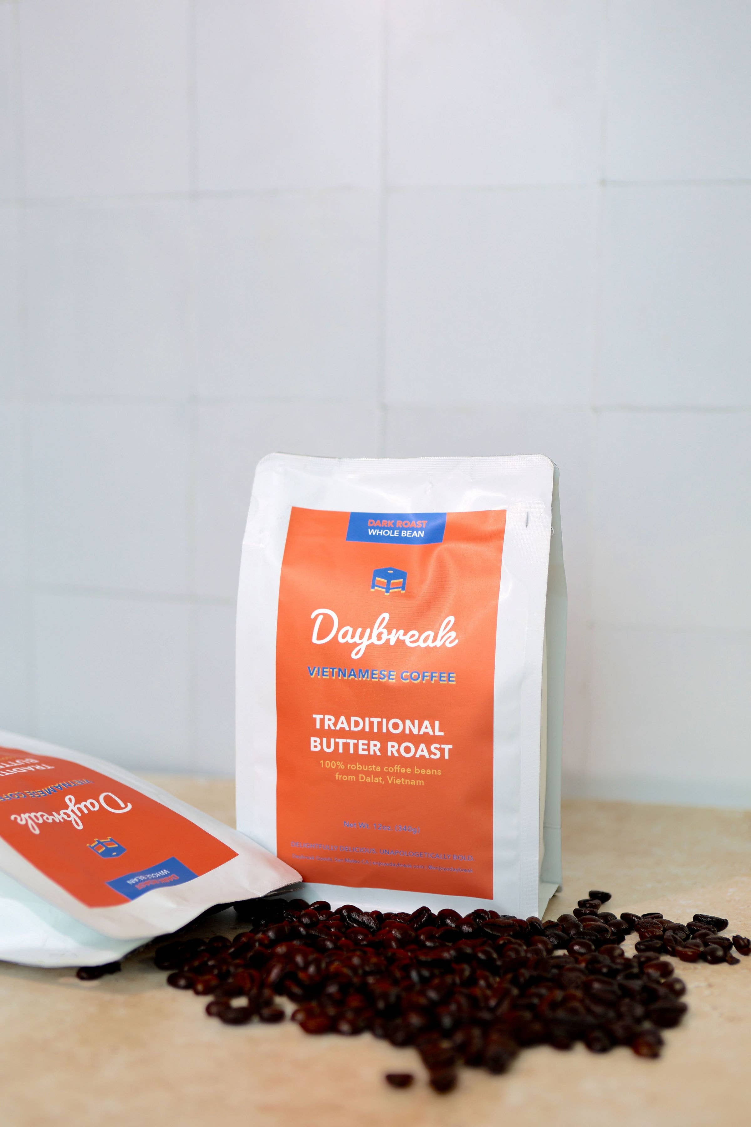 Daybreak Vietnamese Coffee - Wholesale Coffee Beans - [WHOLE BEAN] Butter-Roasted Vietnamese Coffee - DARK4