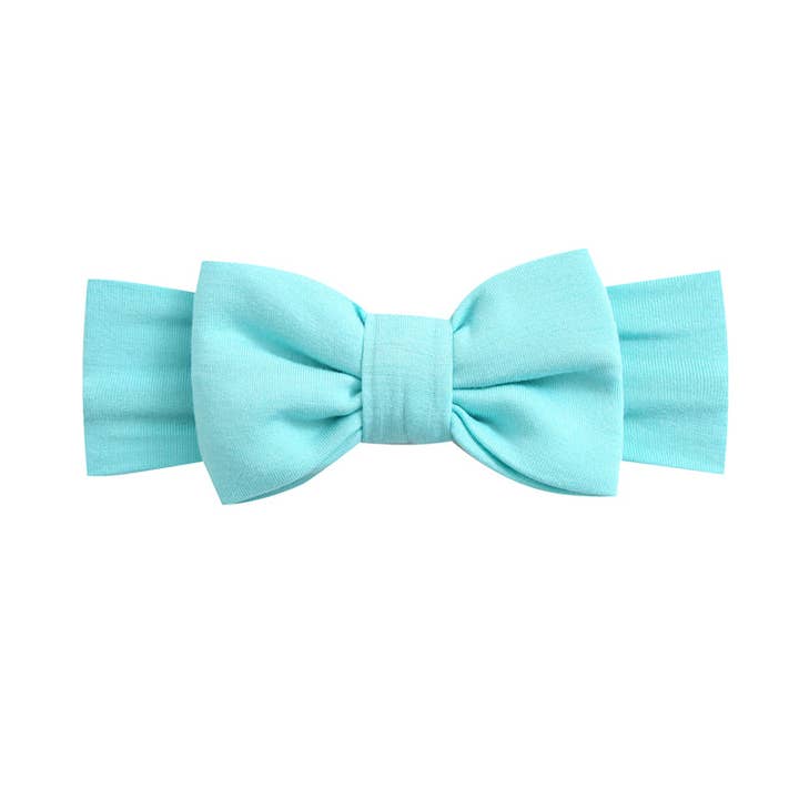 Luxie Charm - Wholesale Fashion Headband - Baby - Turquoise Bow Headband I NICU Friendly I Preemie & Up