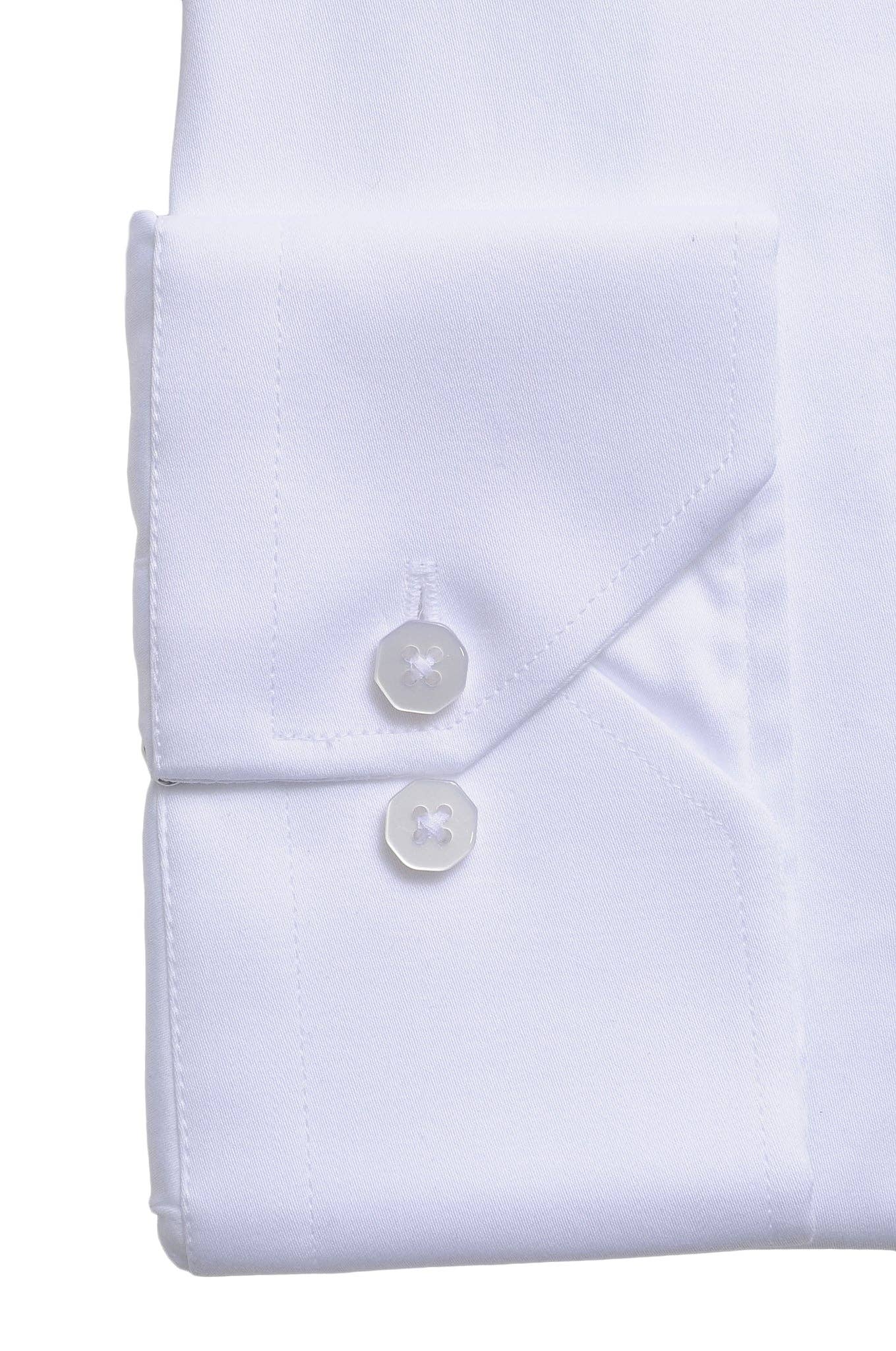 White Da Vinci Blue Collar | Pin Collar Solid shirt for wholesale on Faire5