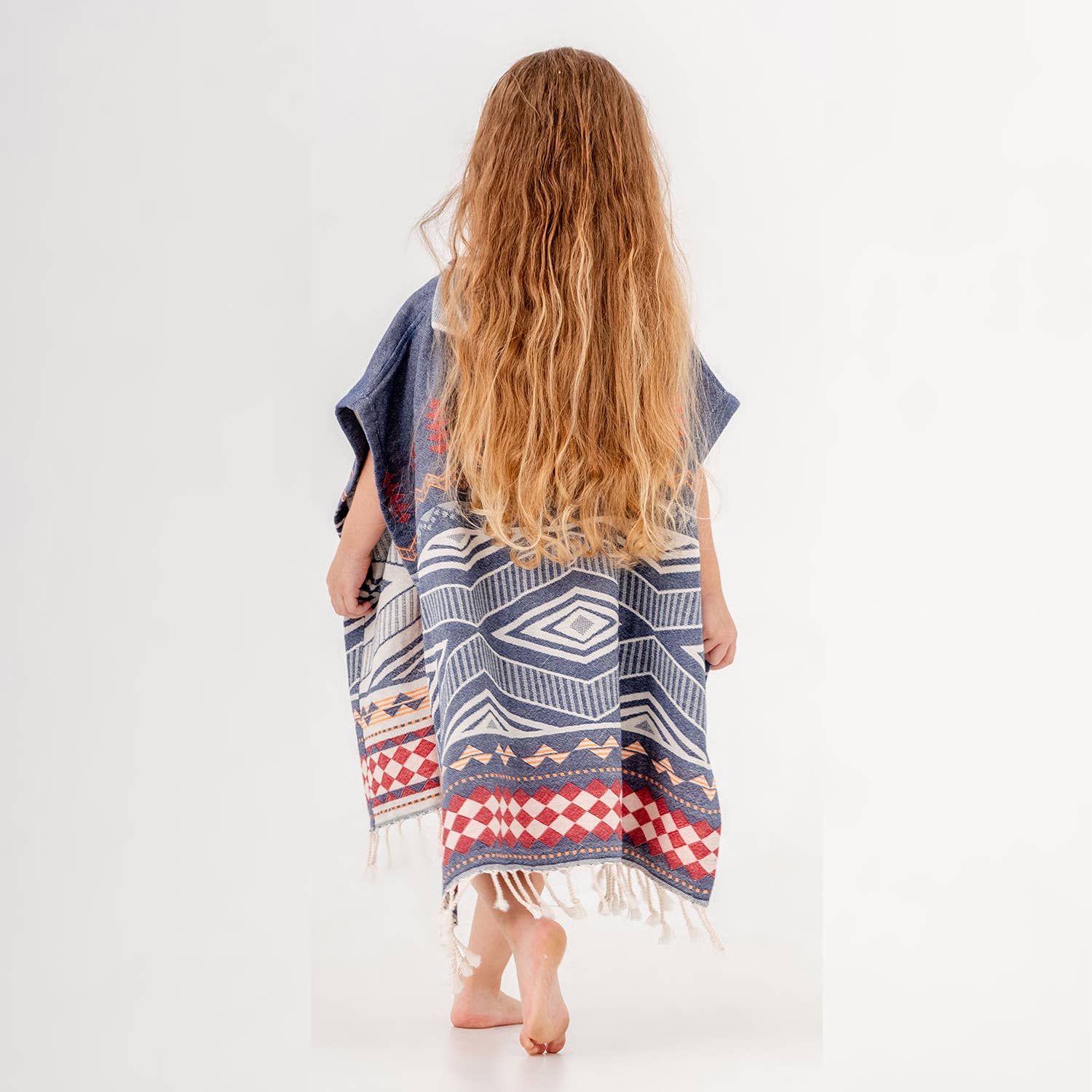 Kikoya - Vente Serviette poncho - Enfant et bébé - Poncho à capuche pour enfants, serviette de plage et de bain pour changer après la natation ou le surf6