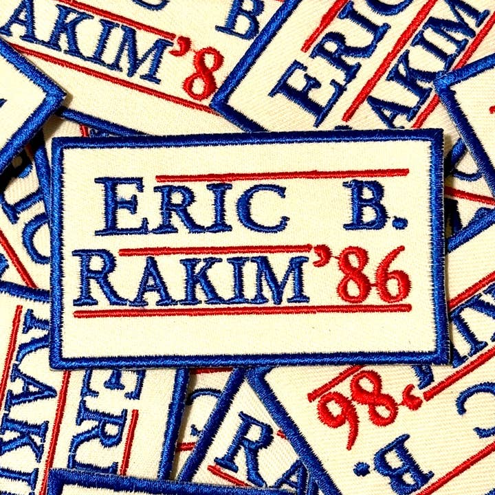 Eric B. & Rakim Patch for wholesale by B-Side