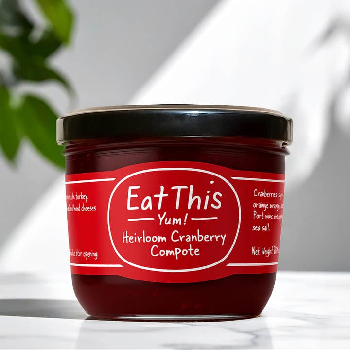 Eat This Yum - Wholesale Jam/Jelly - Heirloom Cranberry Compote 4