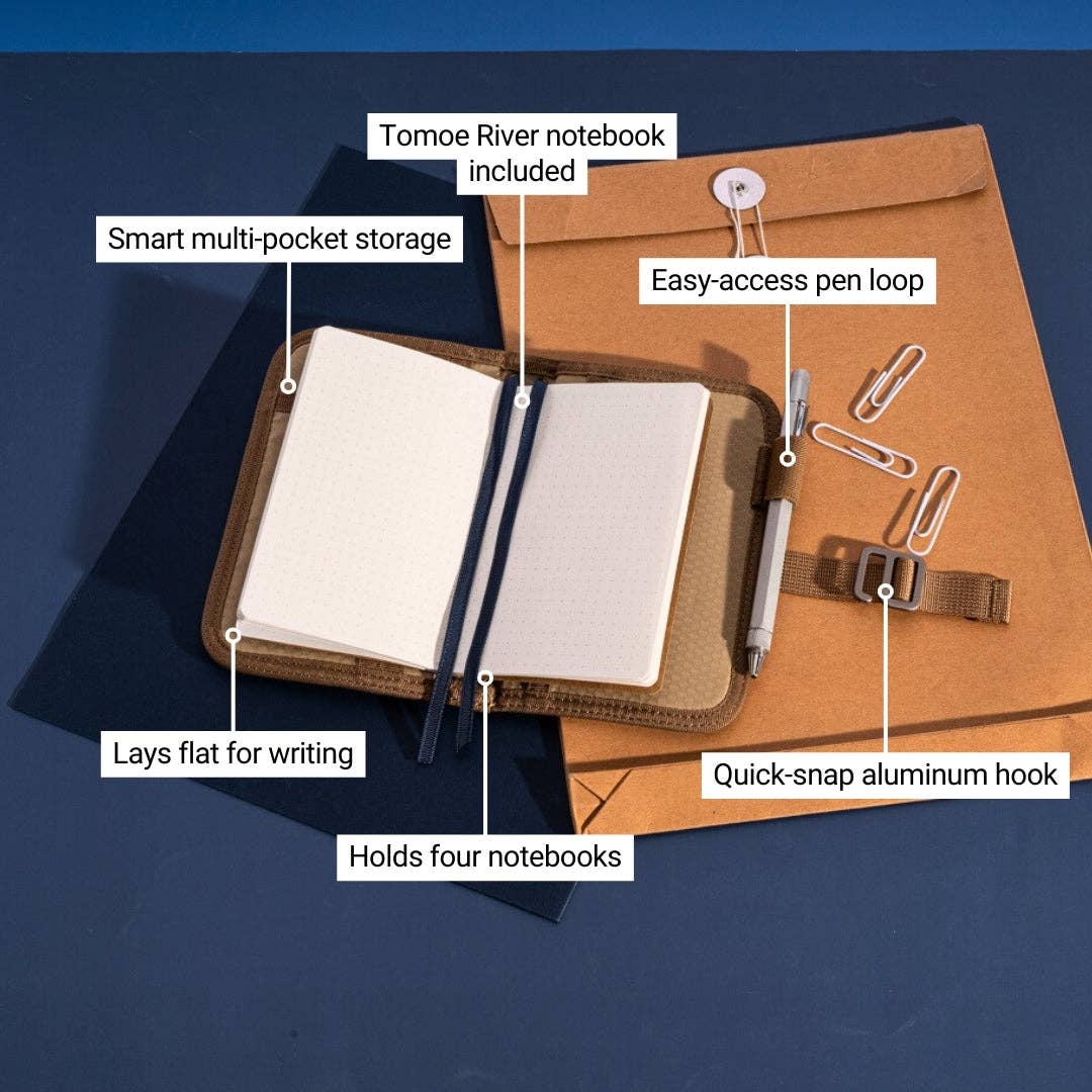 LOCHBY - Vendita all'ingrosso Diari/agende - Mini diario da campo compatto con sistema elastico per 4 taccuini22