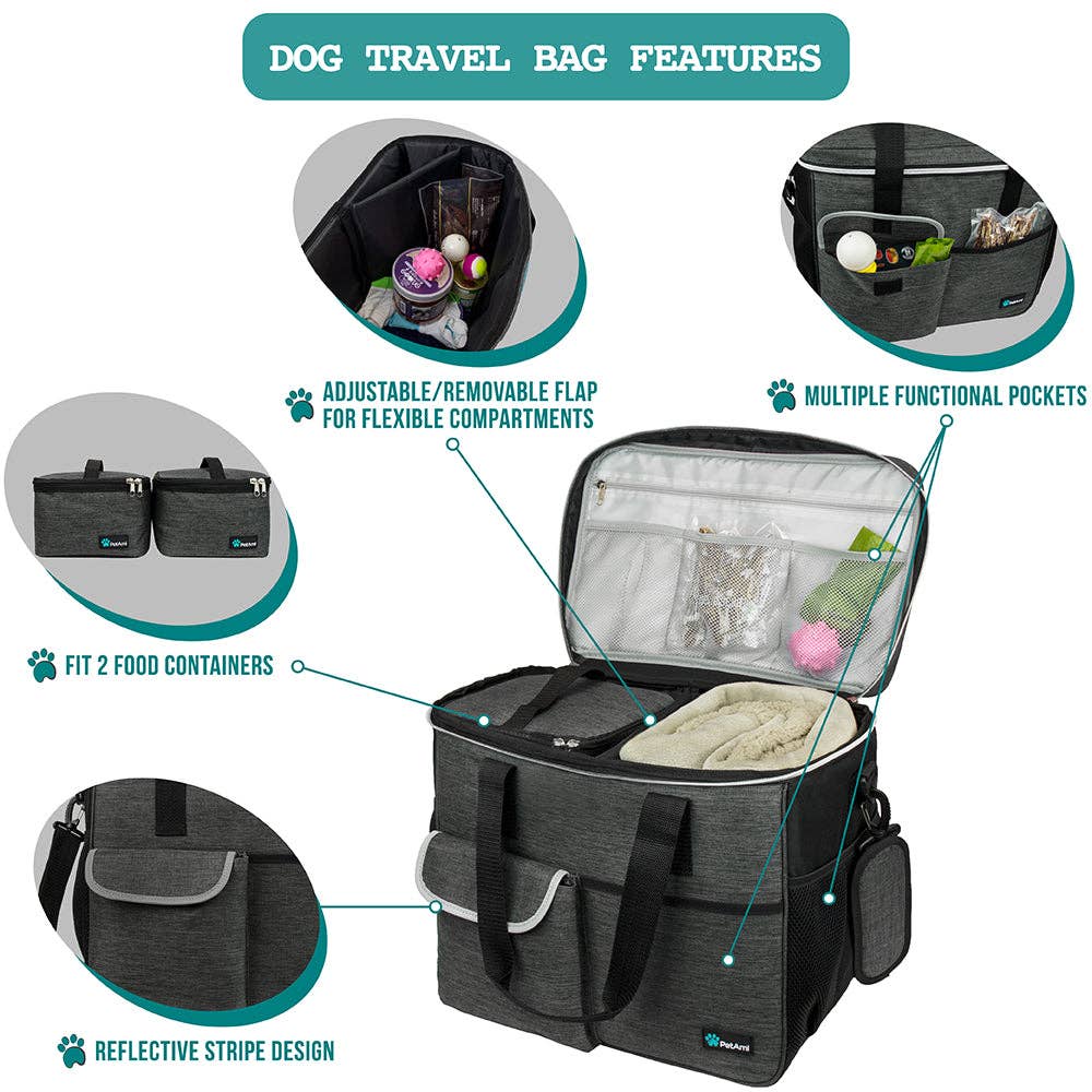 PetAmi - Vendita all'ingrosso Trasportino - Cani e gatti - Borsa Organizer Deluxe da Viaggio per Animali20
