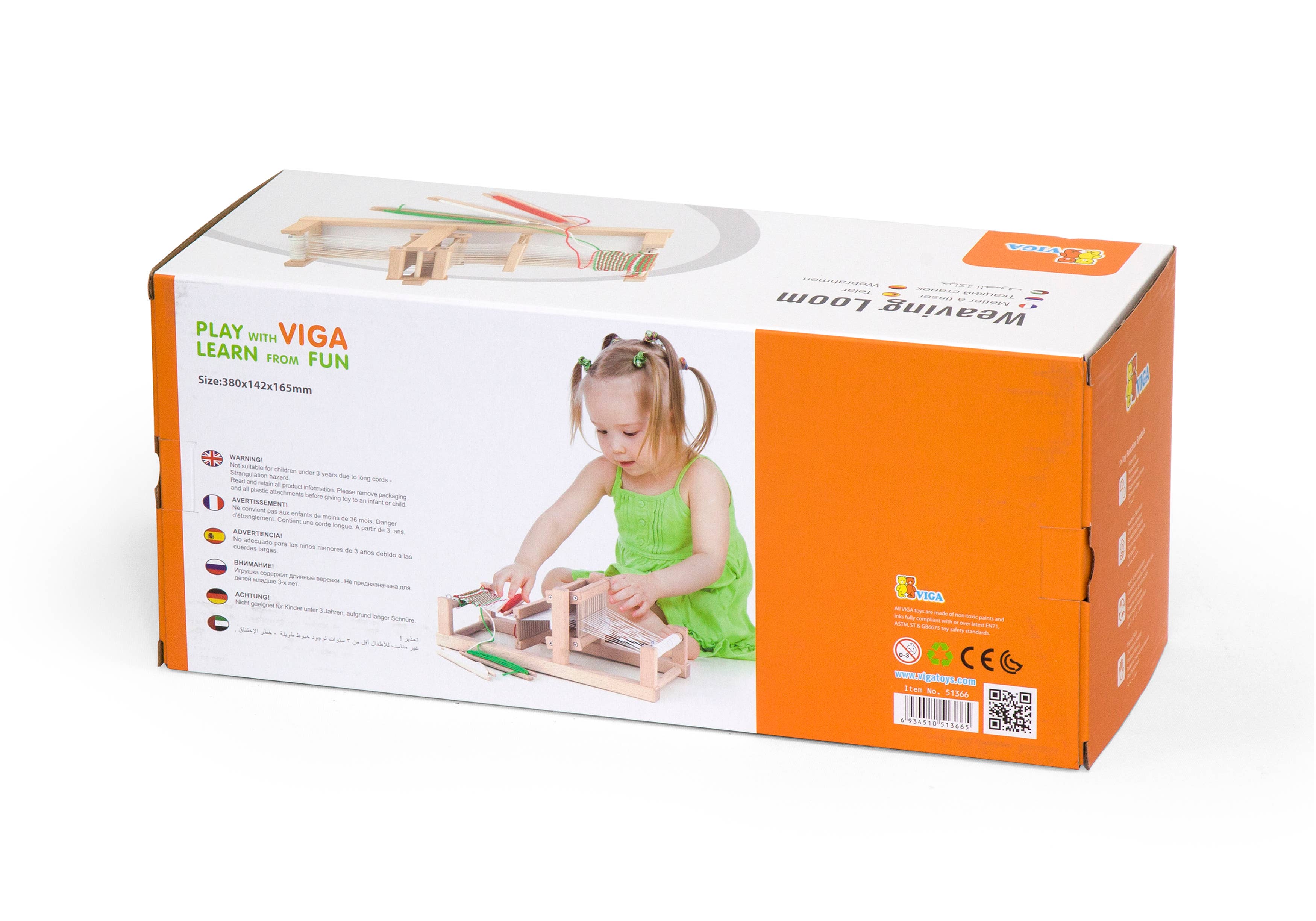 Trade Toys Limited – wholesale Wood toy – Child – Viga Large weaving Loom5