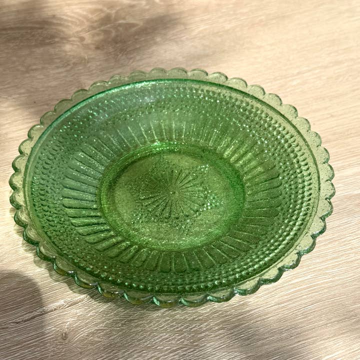 Villa Lua Home - Wholesale Decorative Plate/Dish/Bowl - Hand-pressed Glass Dish