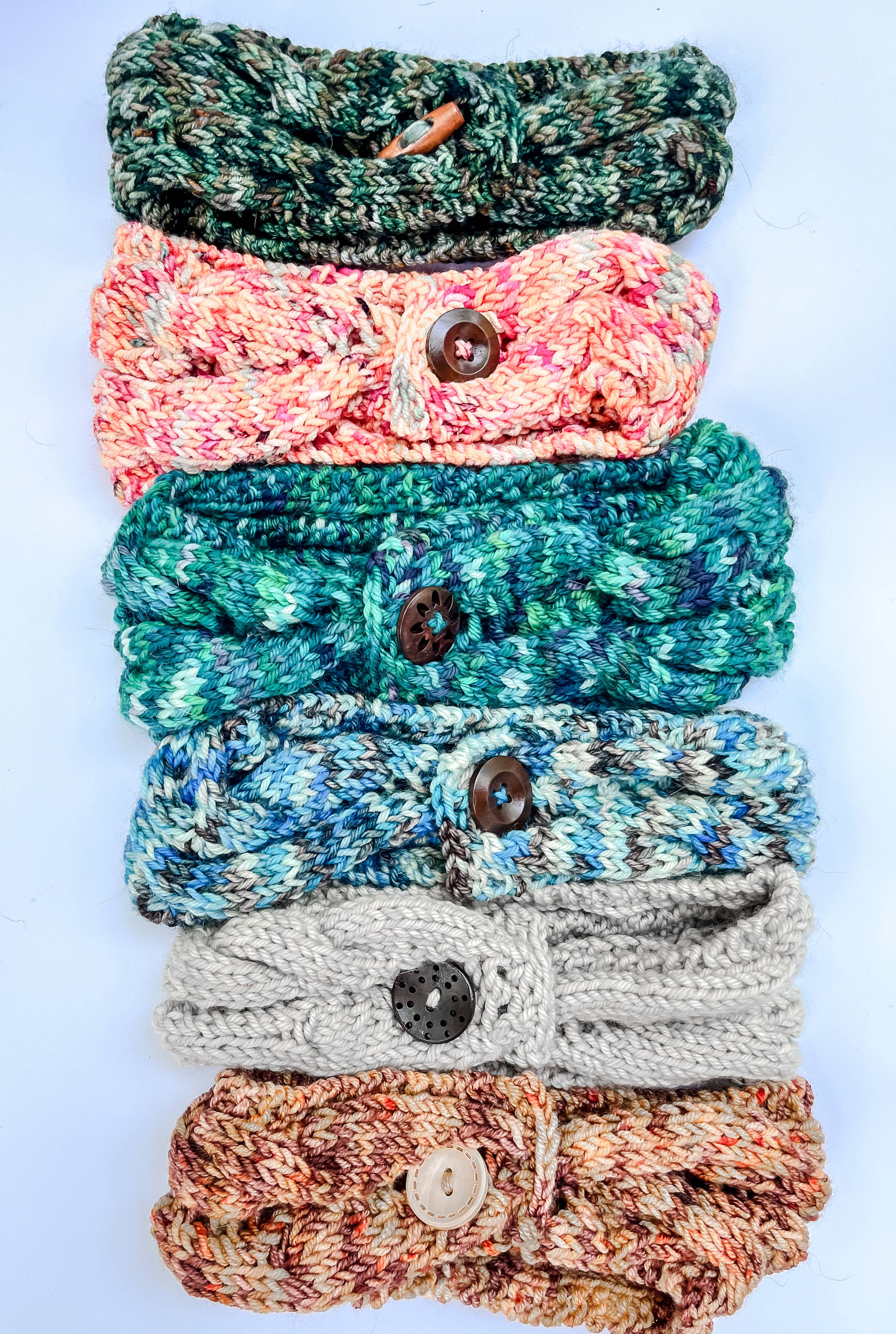 Hoagland Handmade - Wholesale Earwarmers/Ear Muffs - Women's - Hand-knit, hand-dyed merino adjustable ear warmer headband8