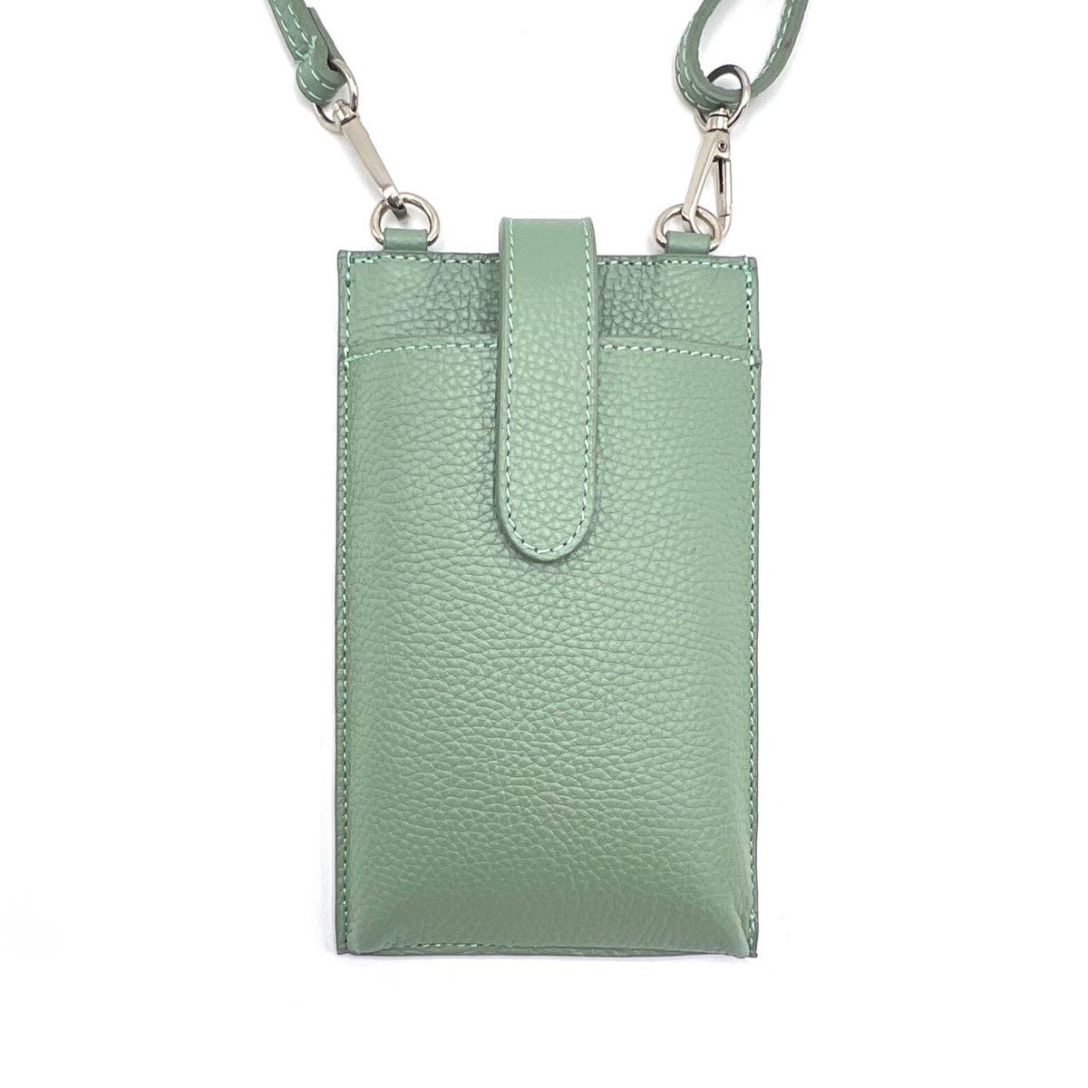 Suie Valentini srl - Vendita all'ingrosso Borsa a tracolla - Donna - Borsa per telefono in vera pelle, Made in Italy, art. 1125602