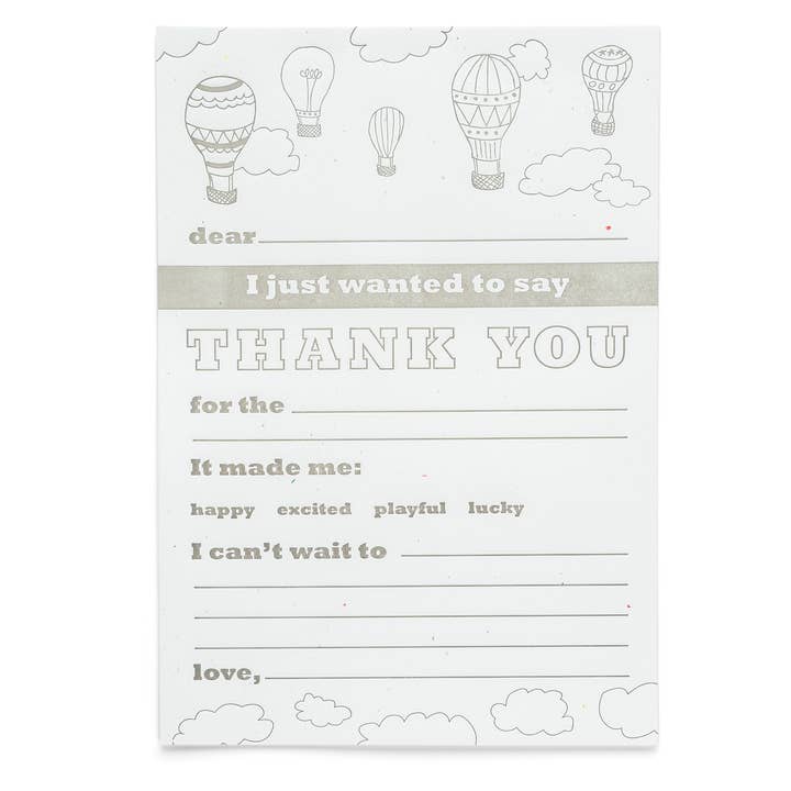 Color Box Design & Letterpress - Wholesale Stationery/Notecard Set - Kid Thank You Notes | Kit