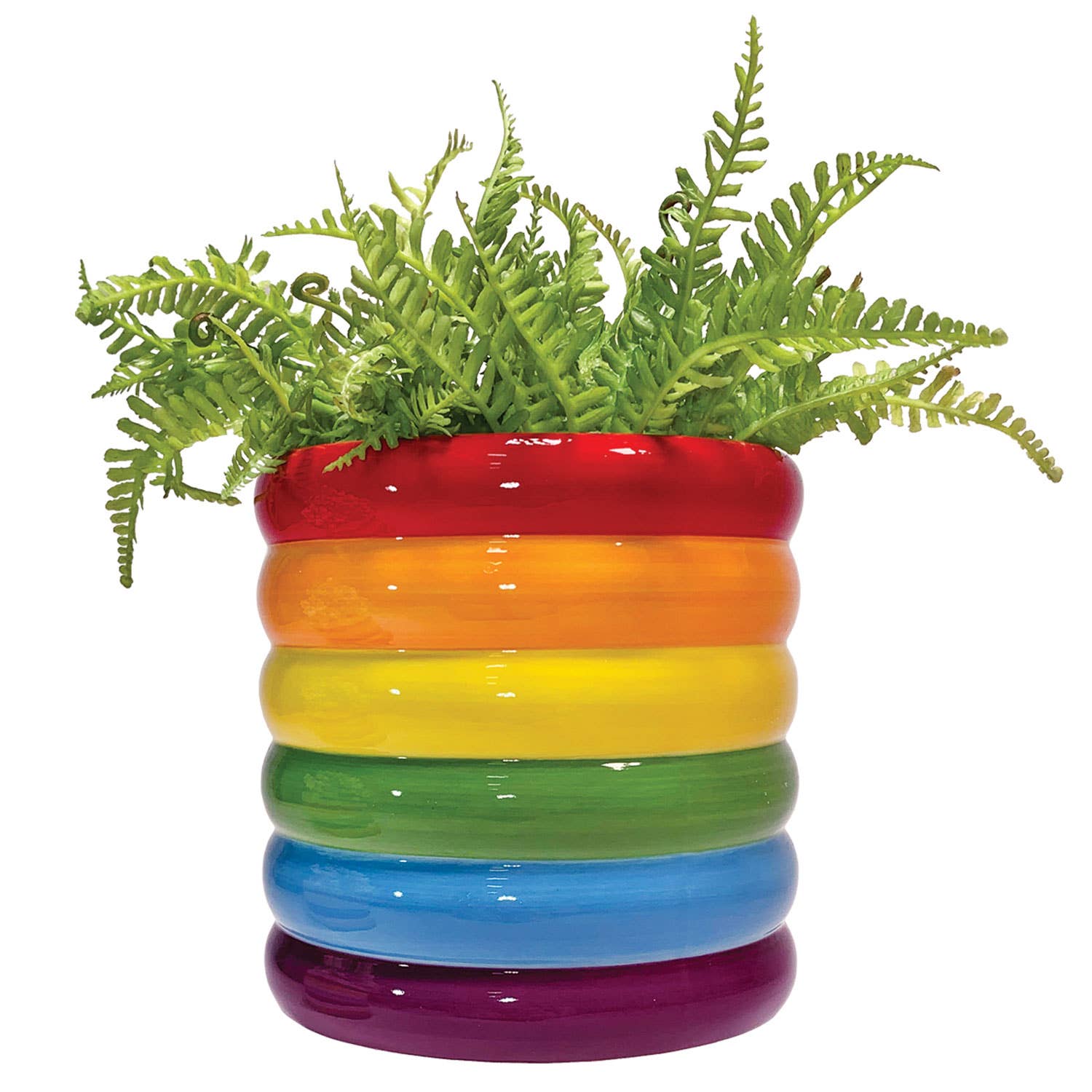 Streamline - Wholesale Plant Pot - Stacked Rainbow Planter1