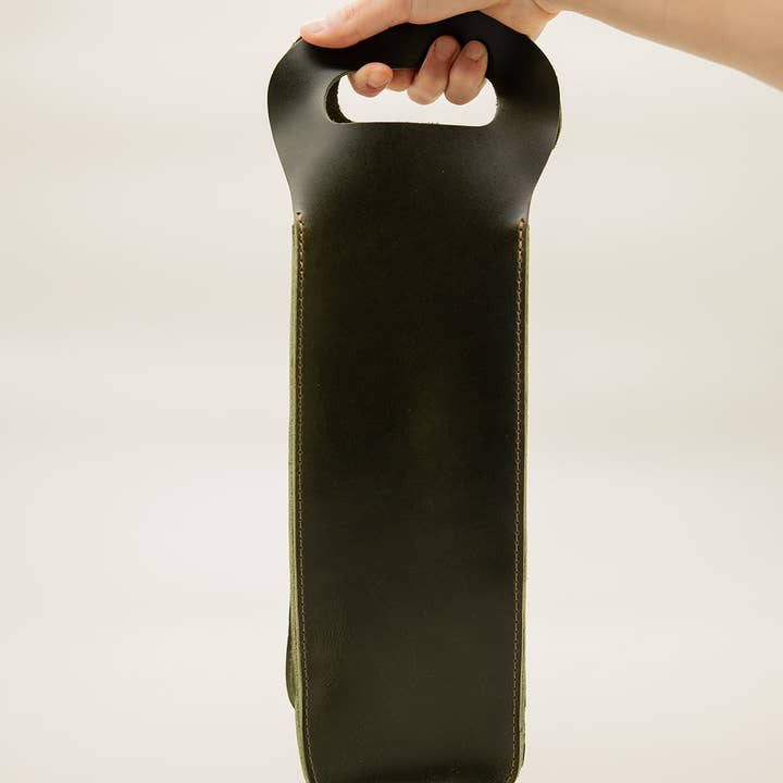 Lindy Leather - Wholesale Wine Tote - Leather Wine Tote7