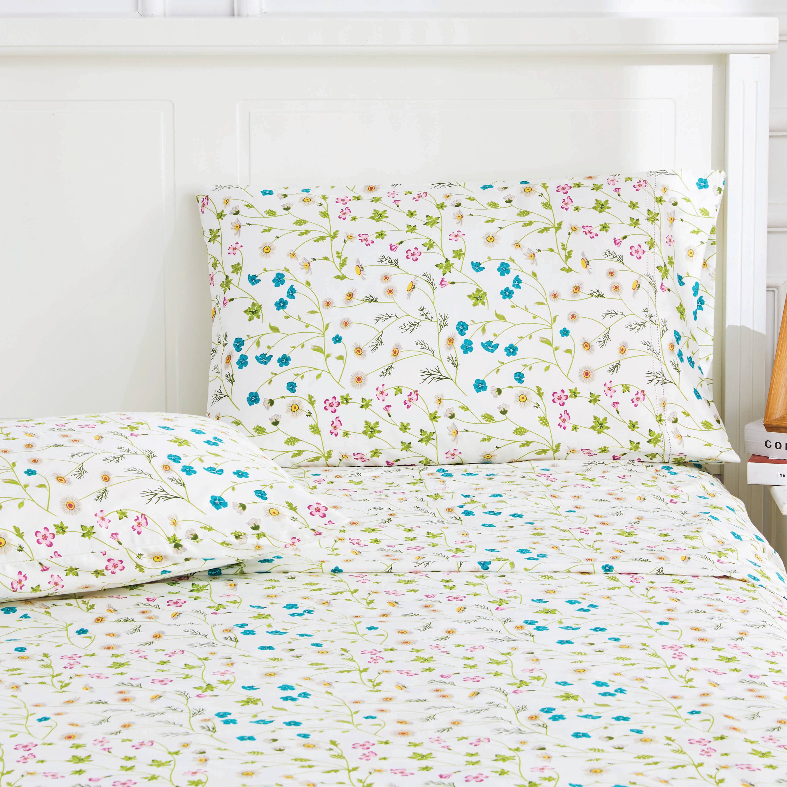 Mélange Home - Wholesale Sheet Set - Wildflower Printed Cotton Sheet Set4