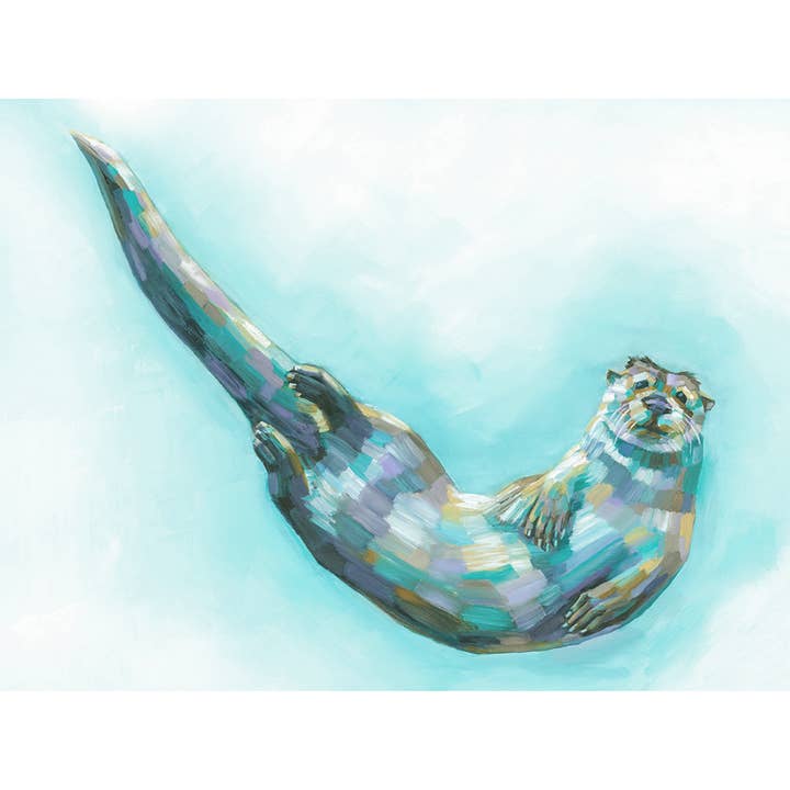 SheilaDunnArt - Wholesale Art Print - Sea Otter | Signed archival ink print of original painting1