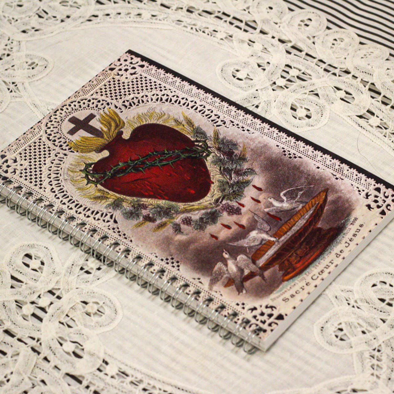 The Retro - a Full of Grace USA Company - Wholesale Journal/Diary - Sacred Heart of Jesus/Bouasse Journal2