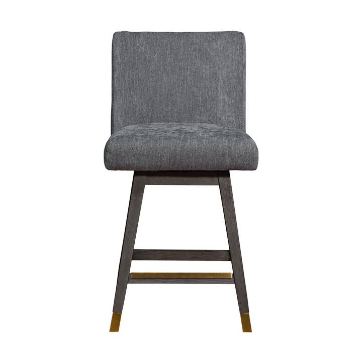 Armen Living - Wholesale Stool - Isabella Modern Upholstered Wood Swivel Barstool43