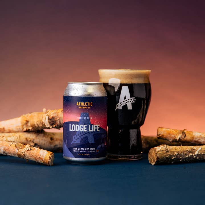 Athletic Brewing Company - Wholesale Non-Alcoholic Beer - Lodge Life (Non-Alcoholic) 24-Can Case of 4x6-Packs