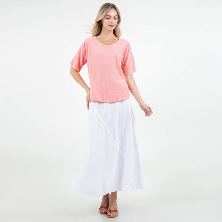 Cottonways – wholesale Blouse – Women’s – Mary Top 100% Cotton Gauze45