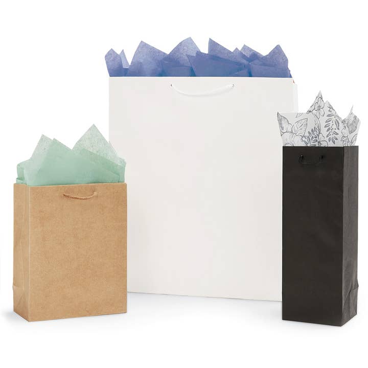 Kraft Paper Cord Handle Gift Bags for wholesale by Nashville Wraps