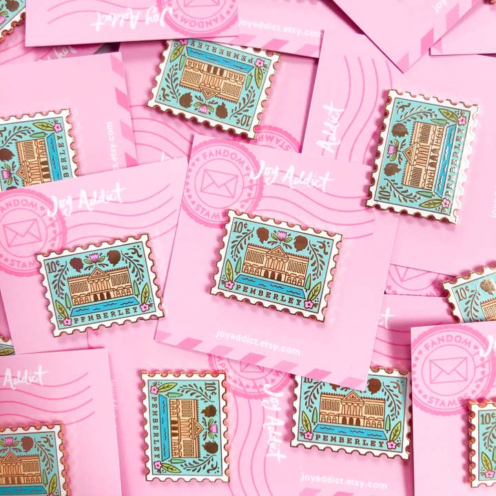 Joy Addict - Wholesale Lapel Pin/Button - Pemberley, Pride and Prejudice Enamel Pin4