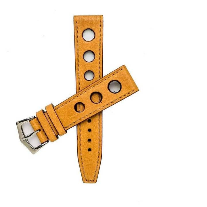 Natural "Rally" Leather Watch Strap for wholesale by MilanoStraps