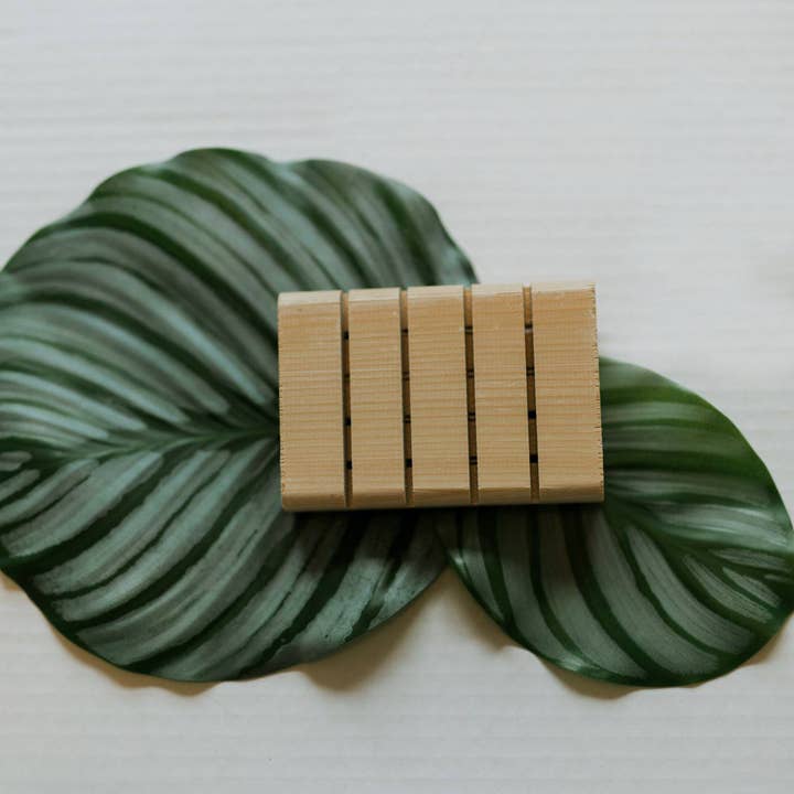 Zero Waste MVMT - Wholesale Bath Soap Dish - Cedar Soap Tray | Zero Waste Handmade Soap Dish