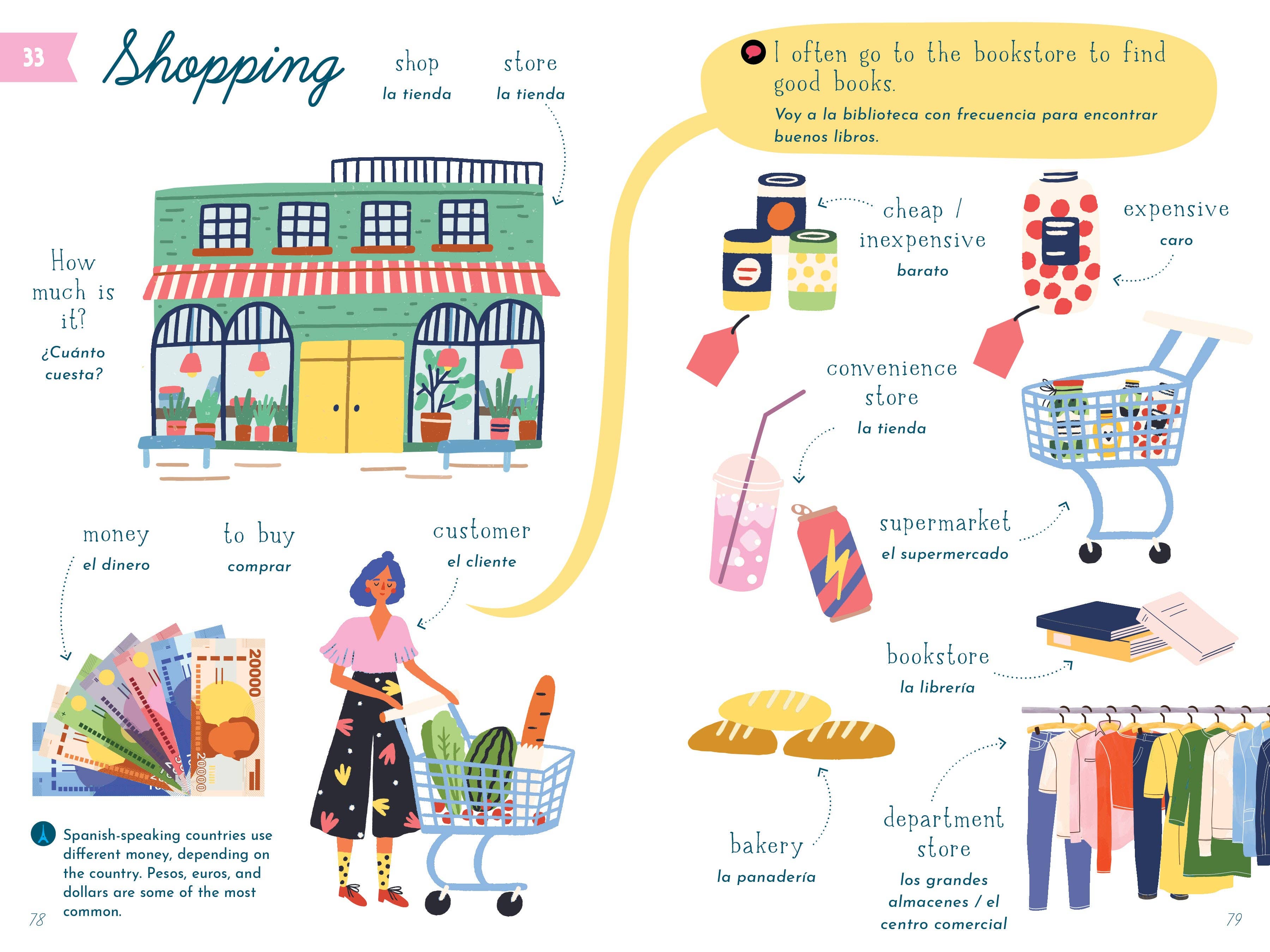 Bushel & Peck Books - Wholesale Language & Linguistics Book - My First Book of Spanish11