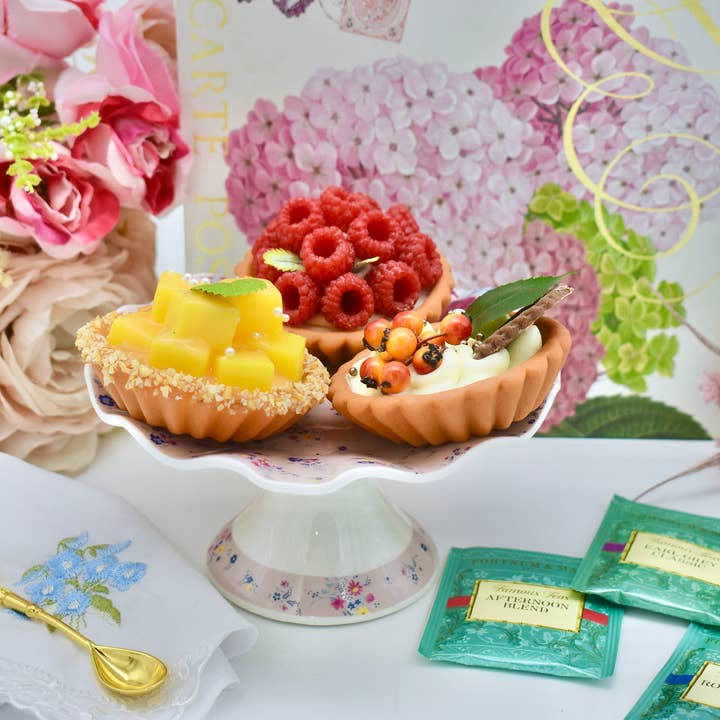 Cake Stand. Paris Garden Pink Blush Pedestal Plate for wholesale by All Little Cute Things