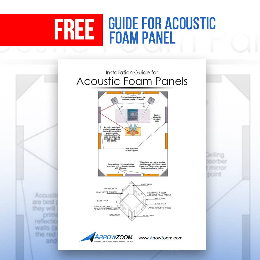 Arrow Zoom Limited - Wholesale Foam Board - FREE Guide for Acoustic Foam Panels0