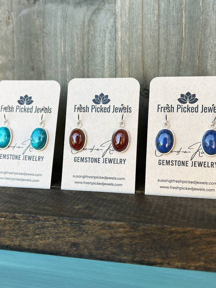 Gemstone Earrings for wholesale by Fresh Picked Jewels