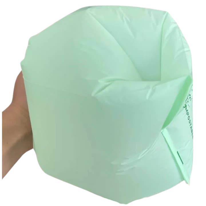 ALL DISTRICT JEANS Inc. - Venta al por mayor Bolsa/envoltorio de alimentos - Bolsas para residuos de comida de cocina 100% compostables, 100 unidades6