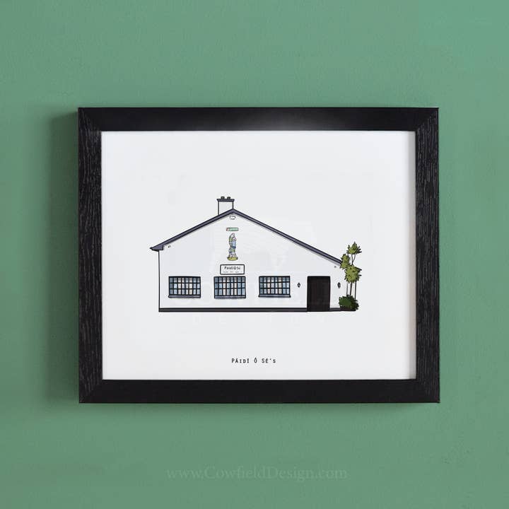 Cowfield Design - Wholesale Art print - Illustrated Pubs of Kerry36