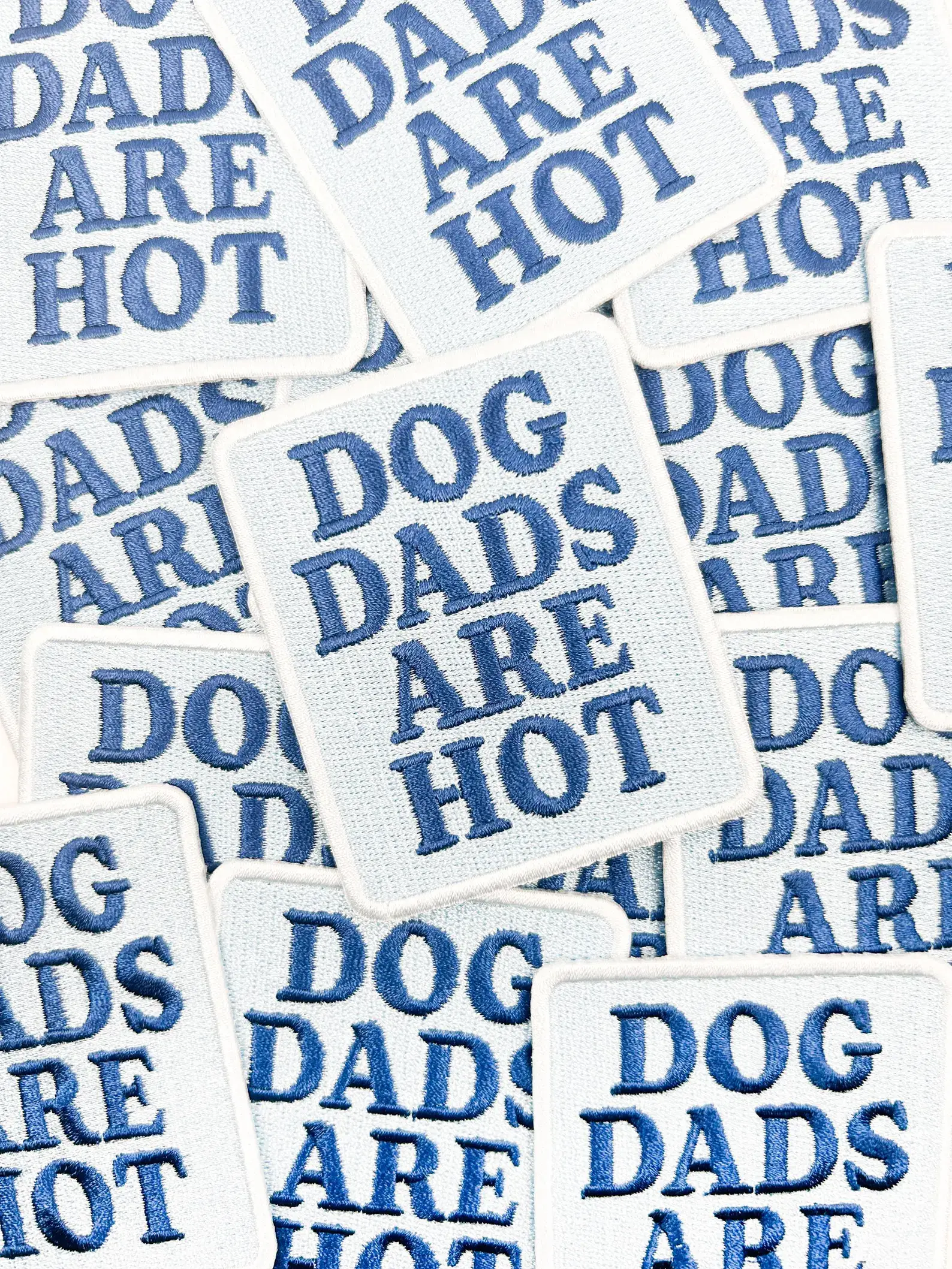 Field Trip Threads - Wholesale Patch - Dog Dads Are Hot Patch – Funny Iron On Patch for Dog Lovers3