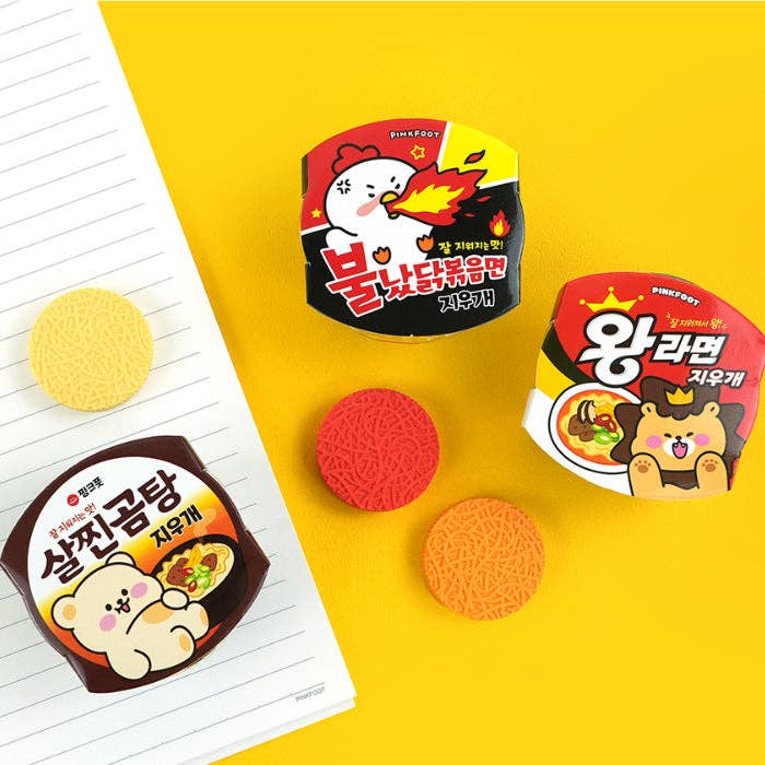 K-Wonderland – Großhandel Radiergummis – Cup Ramen Radiergummi-Set 6 Designs Sammelbar9
