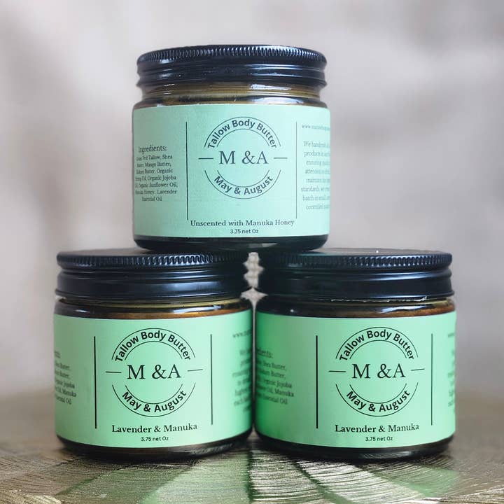 Tallow Body Butter Wholesale (10 pack) for wholesale by May and August Soap