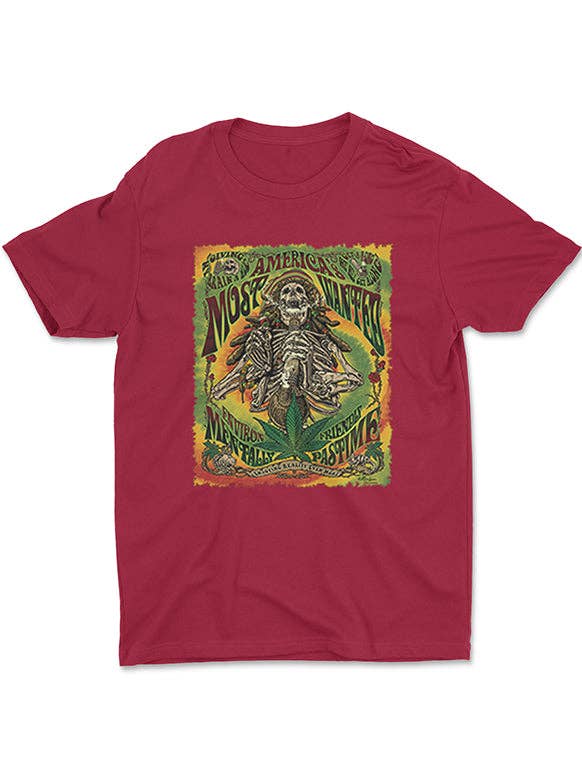 Nye mænds „Most Wanted“ T-shirt for engroshandel hos TatDaddy Clothing Co.