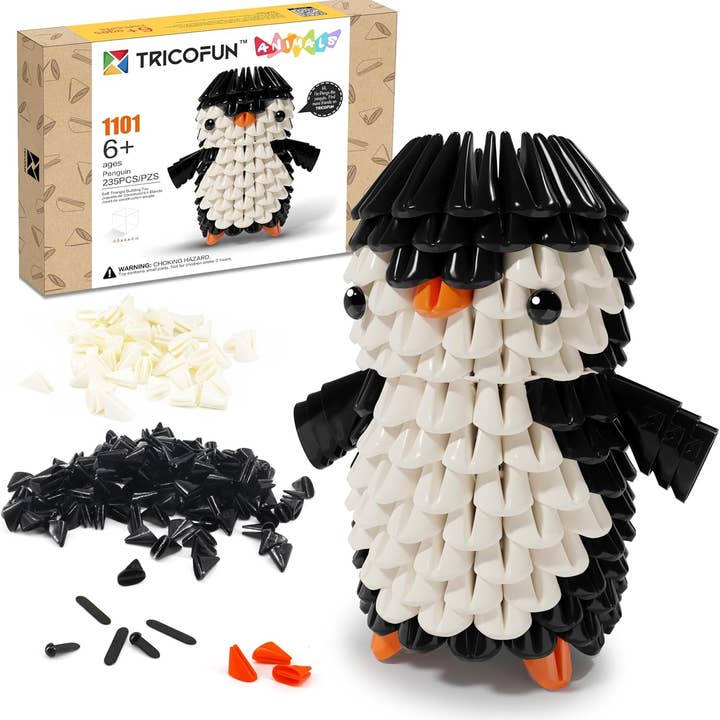 TRICOFUN™ Animals Pengo the penguin building kit -1101 for wholesale by Tricofun
