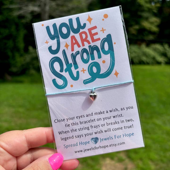 Jewels For Hope - Vente Bracelets à breloques/pendentifs - Bracelets de souhaits inspirants Surprise Set - Petits articles cadeaux3