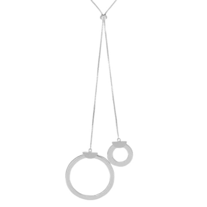 Colar de gravata ajustável com pingentes longos e largos por atacado de Morana