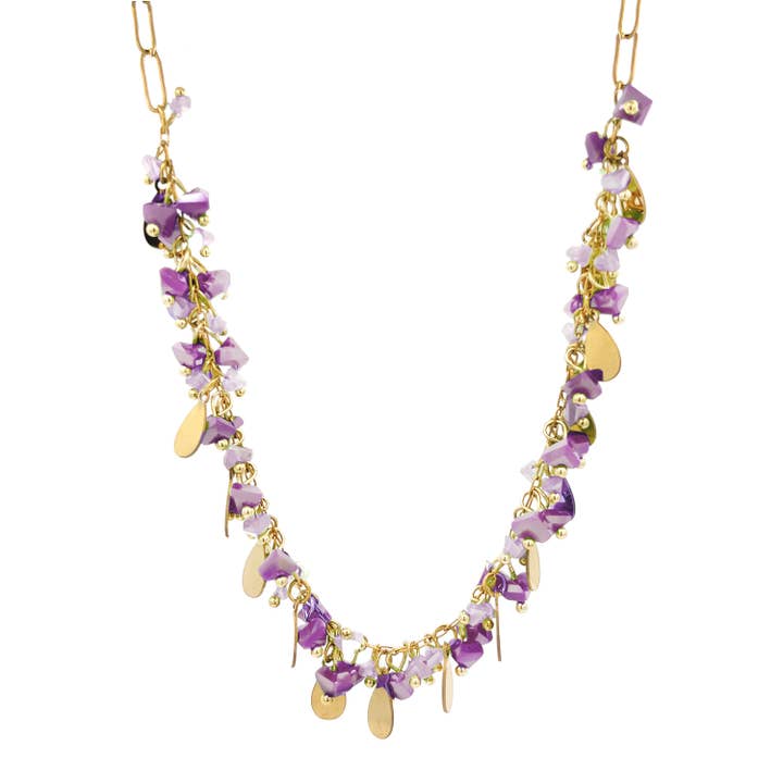 AMORINO SRL - Wholesale Beaded/Pearl Necklace - Crystal Necklace - YNK231264F120