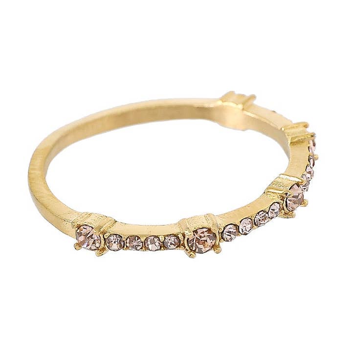Bague Meghan - Champagne pour la vente par Camilla Øhrling Jewelry