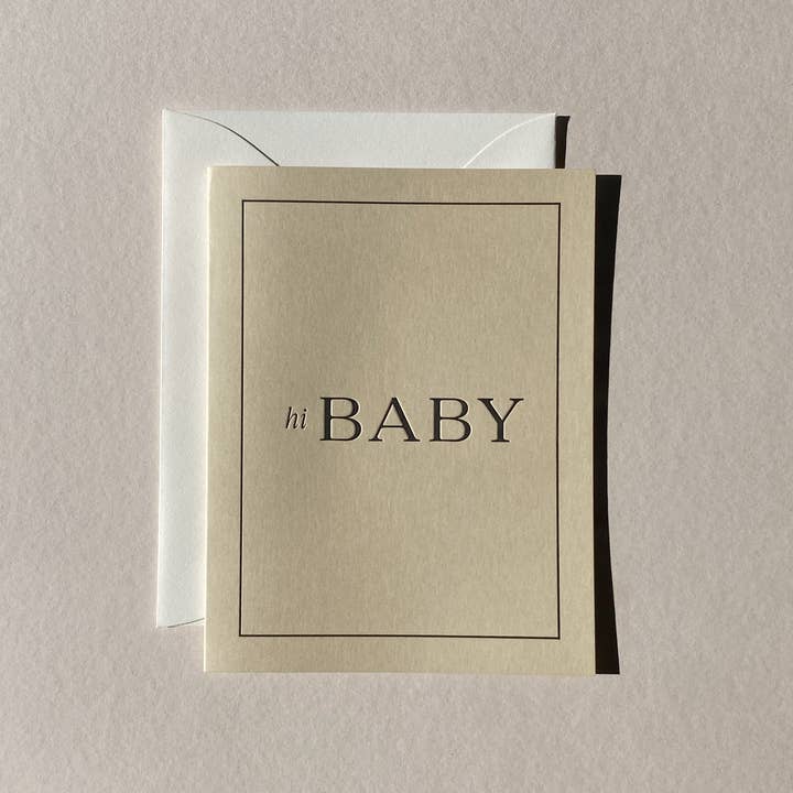 Jaymes Paper - Wholesale Baby card - Hi Baby No. 162