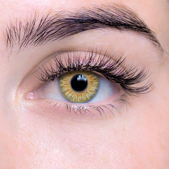 Sparkle Topaz Brown Contact Lenses for wholesale by Loox Contacts