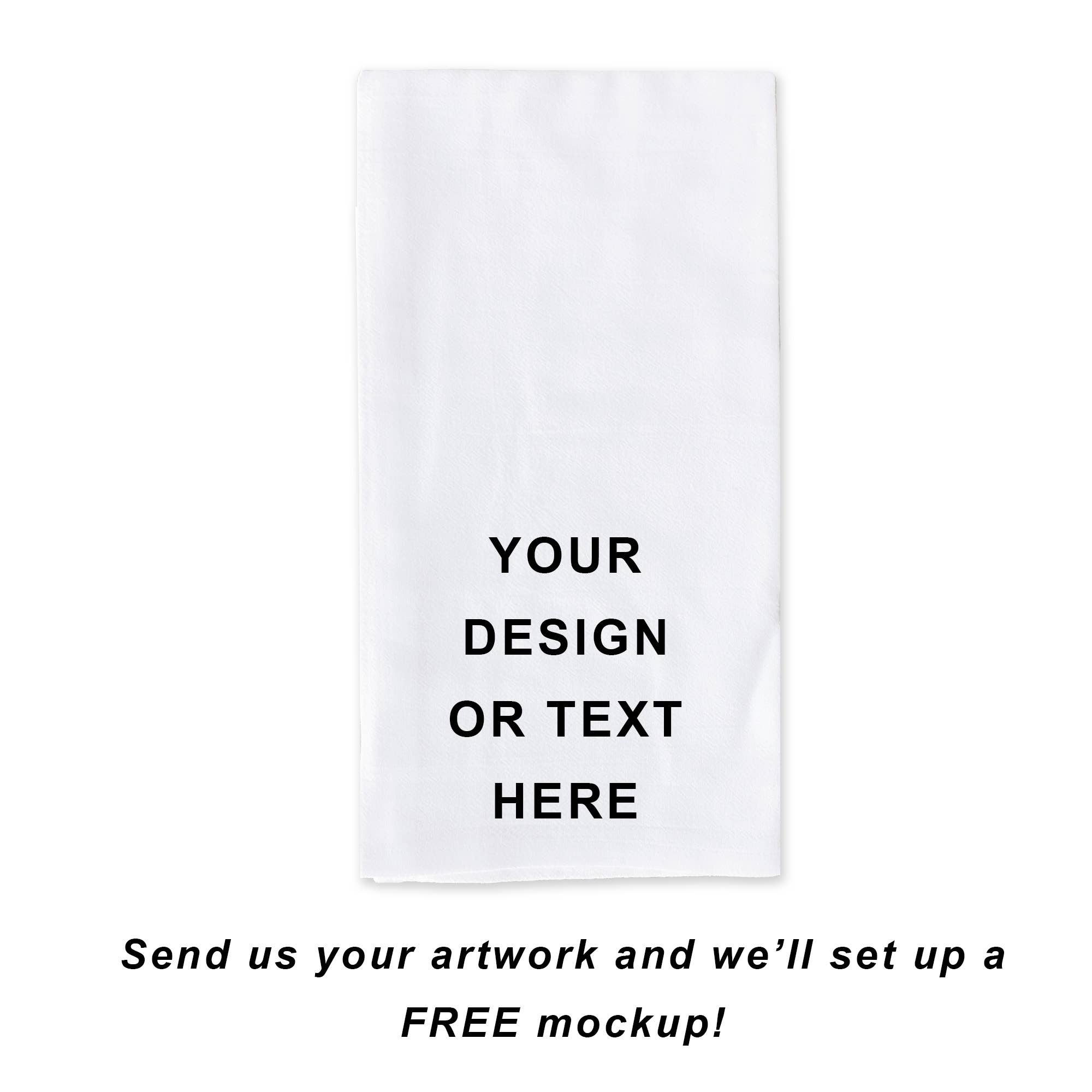 Sockprints - Vente Torchons - Torchons de cuisine en coton premium imprimés sur mesure2