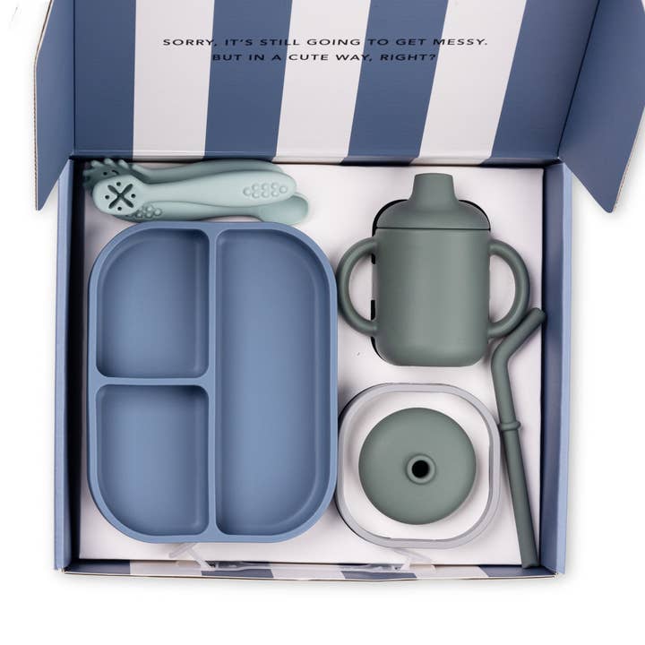 Bella Tunno - Wholesale Feeding Set - Baby - Ocean Tide Learn to Eat Beginner Bundle3