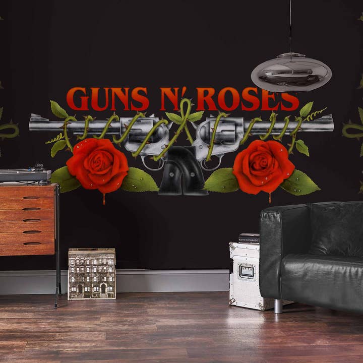 Rock Roll Guns N' Roses Muurschildering - Logo voor wholesale door ROCK INDUSTRIES EUROPE LIMITED