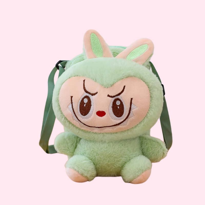 Sinomd Canada - Wholesale Stuffed/Plush Toy - Kids & Baby - 8" Labubu Inspired Plush Backpack1