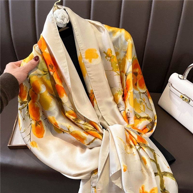 OceanusSwim - Wholesale Scarf - Women's - 2023 Korean Style Silk Scarf Shawl Wrap4
