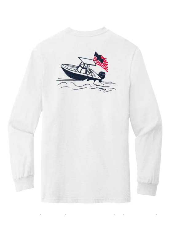 American Cruise Long Sleeve Tee for wholesale by Southern Chill
